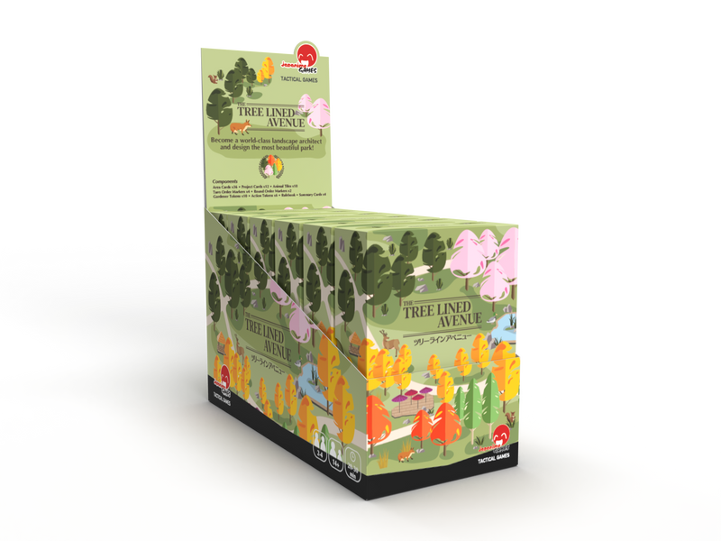 6-Pack Display Tree Lined Avenue - Boardgame