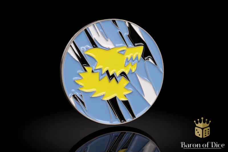 40mm Objective Coin | Snow Wolf