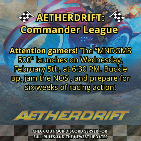 Aetherdrift Commander League