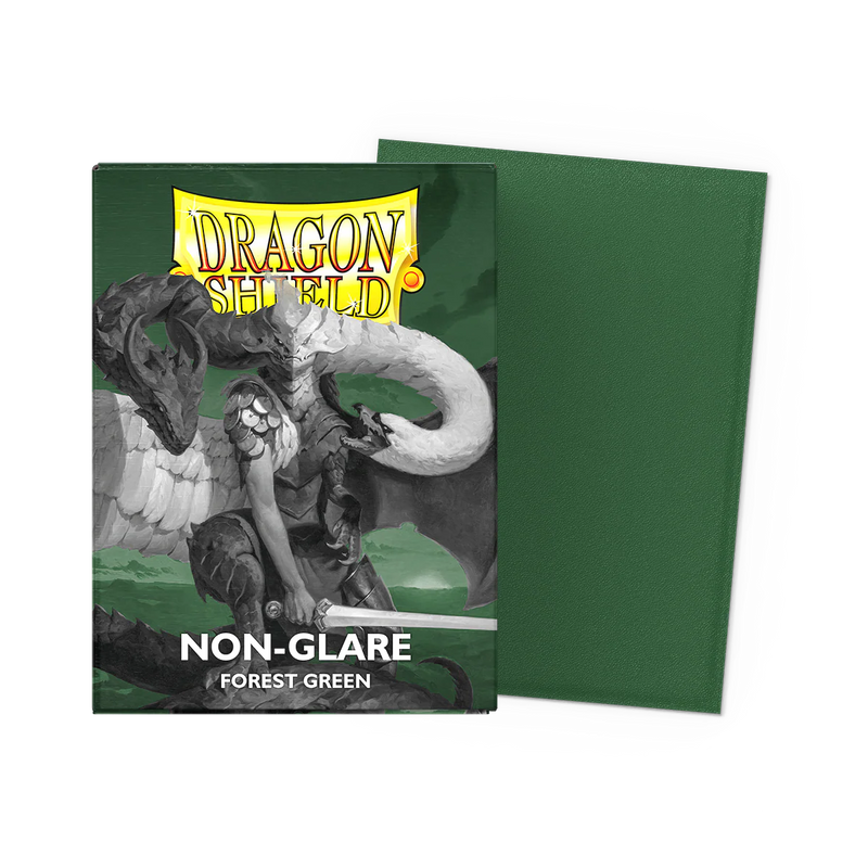 Dragon Shield 100ct Matte Deck Sleeves - Forest Green non-Glare