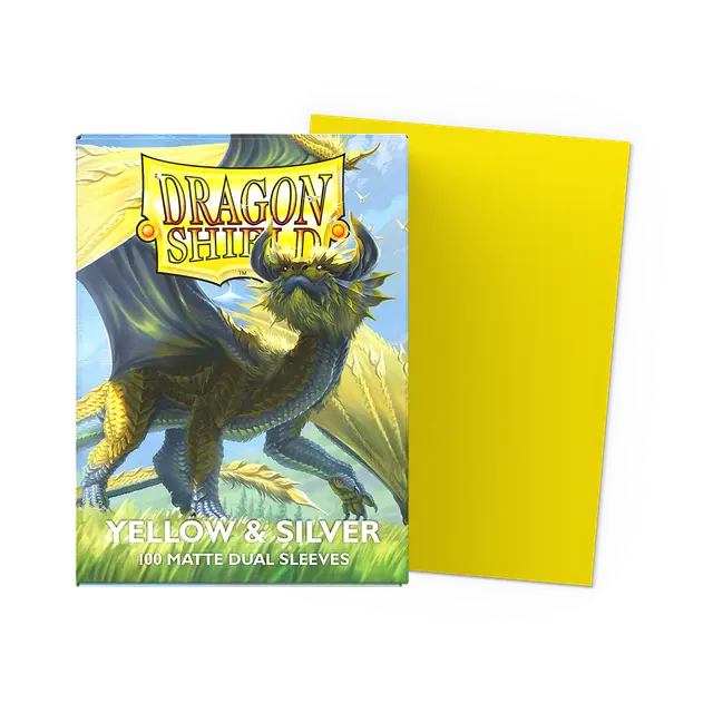 Yellow & Silver - Matte Dual Sleeves