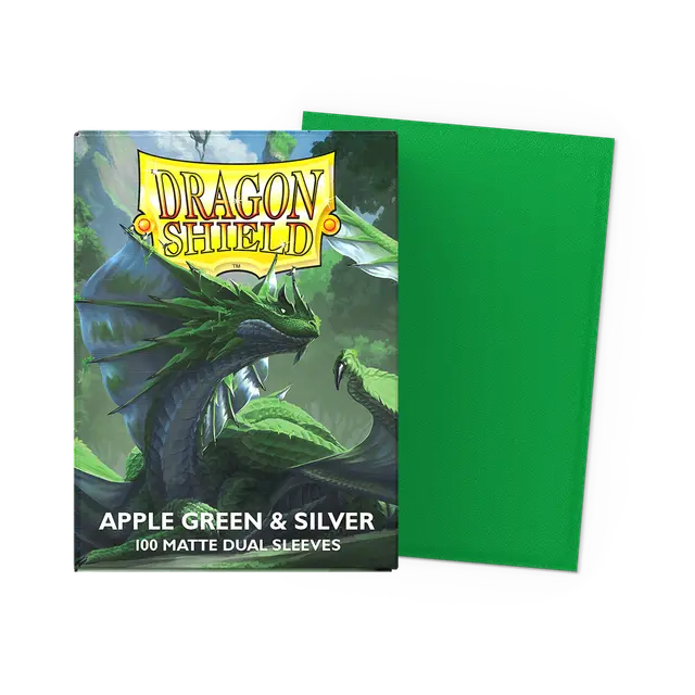 Apple Green & Silver - Matte Dual Sleeves