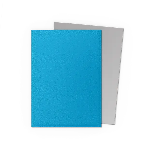 Sky Blue & Silver - Matte Dual Sleeves