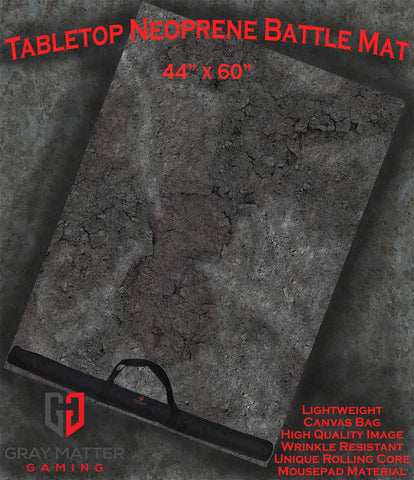 Ashen Wastelands - Neoprene Battle Mat - Baron of Dice