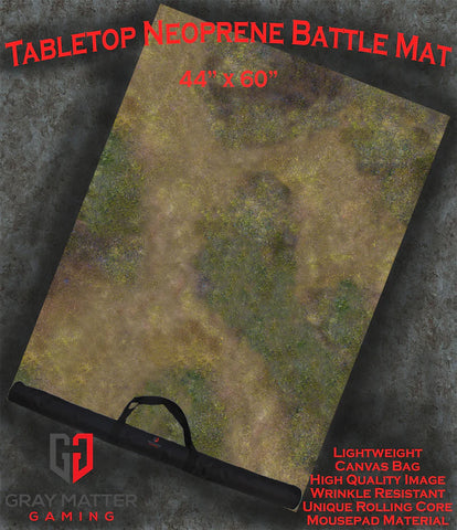 Autumn Prairie - Neoprene Battle Mat - Baron of Dice