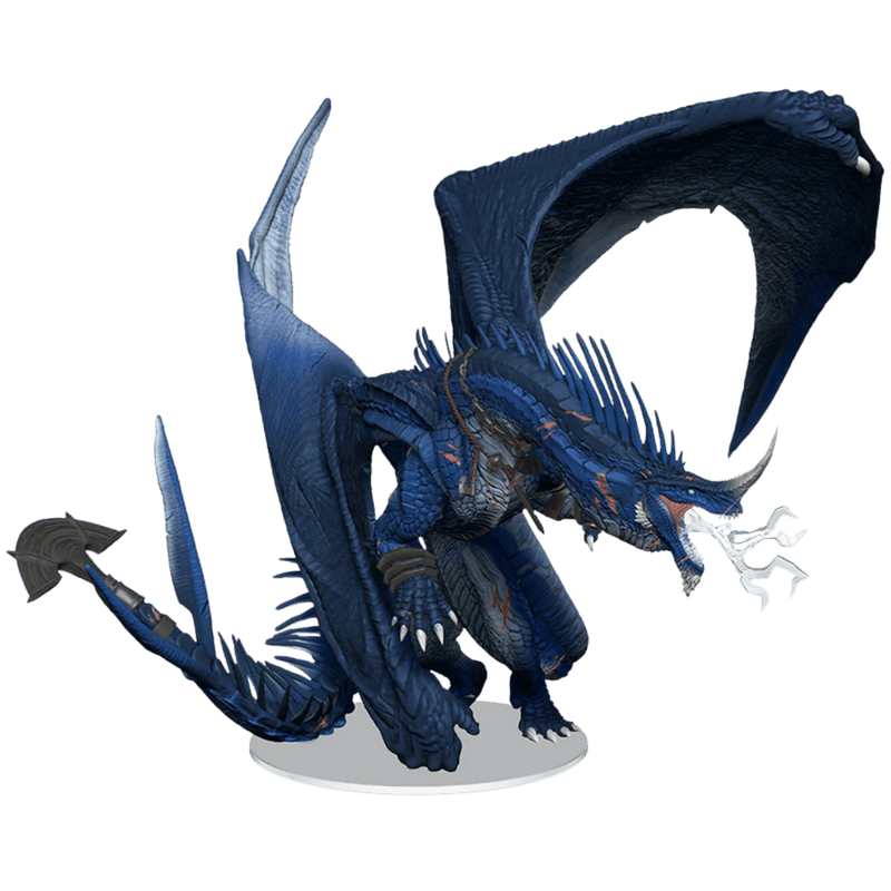 Dungeons & Dragons: Nolzur's Marvelous Unpainted Miniatures - Ancient Blue Dragon (Copy)