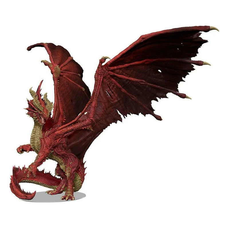 DUNGEONS AND DRAGONS: NOLZUR'S MARVELOUS UNPAINTED MINIATURES: GARGANTUAN RED DRAGON