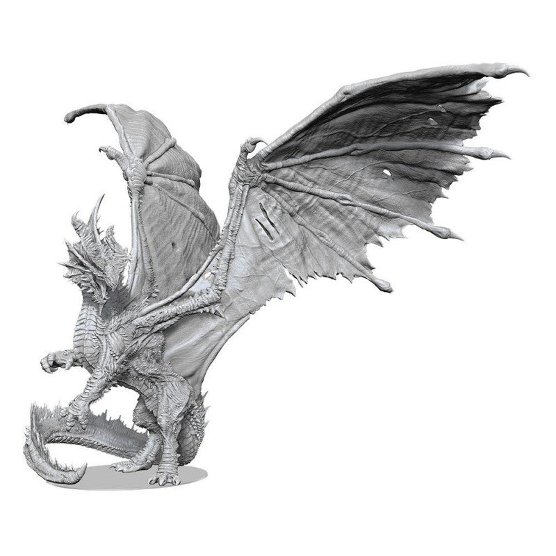 DUNGEONS AND DRAGONS: NOLZUR'S MARVELOUS UNPAINTED MINIATURES: GARGANTUAN RED DRAGON