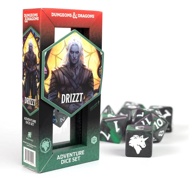 Dungeons and Dragons Drizzt Adventure Dice Set
