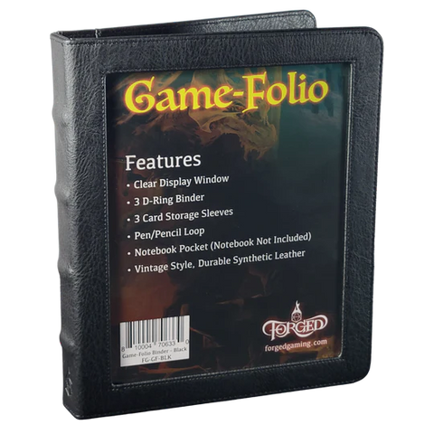 Game-Folio RPG Binder and Character Journal - Blue