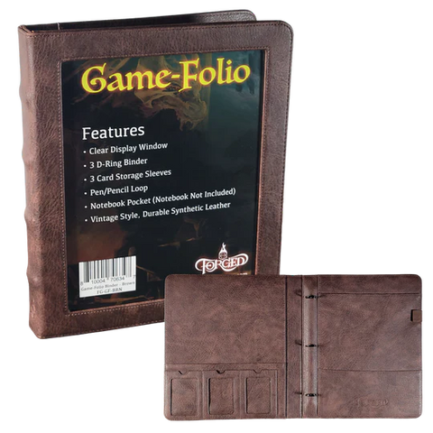 Game-Folio RPG Binder and Character Journal - Brown