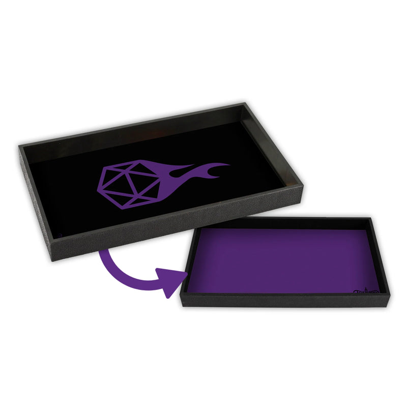 The Icon Reversible Dice Tray - Purple