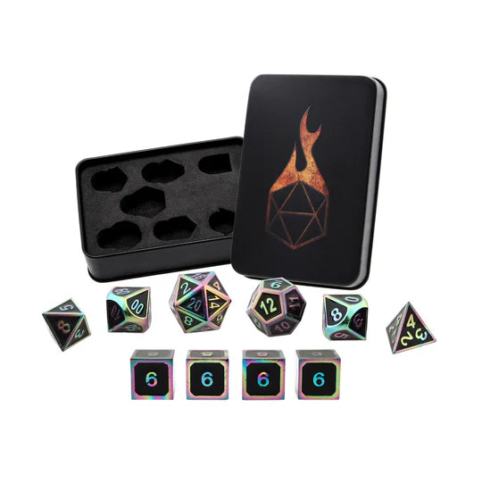 Guardian Spectrum Set of 10 Metal Dice
