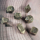 Nahuatl's Chance Bronzer Metal RPG Dice Set of 7