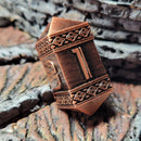 Nahuatl's Chance Copper Metal RPG Dice Set of 7