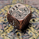 Nahuatl's Chance Copper Metal RPG Dice Set of 7