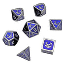 Royal Reign Kansas City Metal RPG Dice Set
