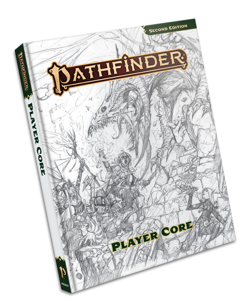 Pathfinder Player Core (P2) - Sketch Cover