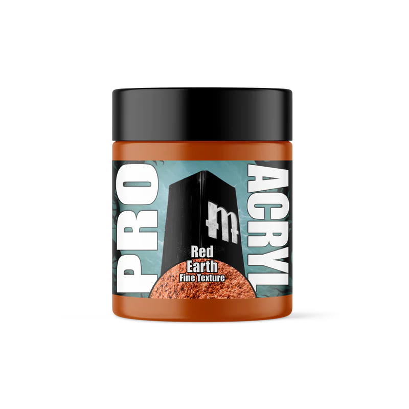 Pro Acryl Basing Textures - Red Earth - FINE 120ml