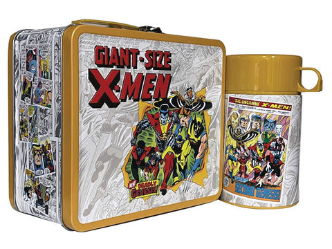 Tin Titans Giant Size X-Men PX Lunch Box w/ Beverage Container