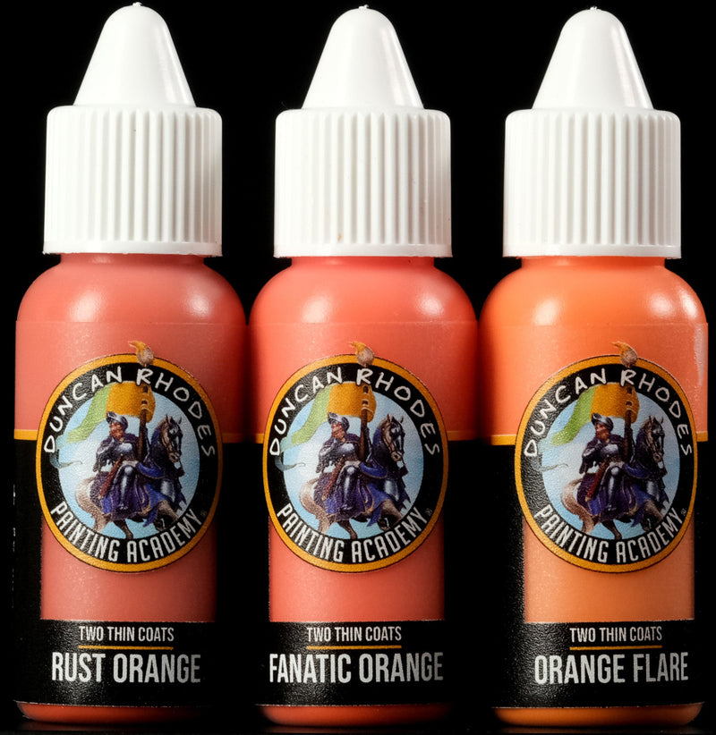 Two Thin Coats - Rust Orange