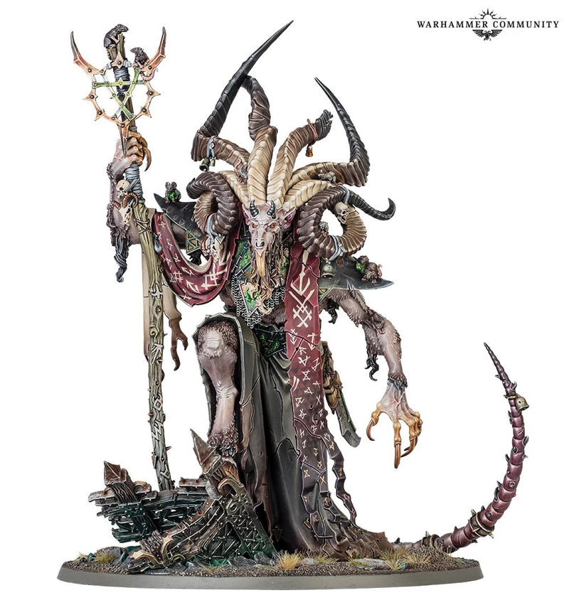 SKAVEN: VIZZIK SKOUR PROPHET HORNED RAT