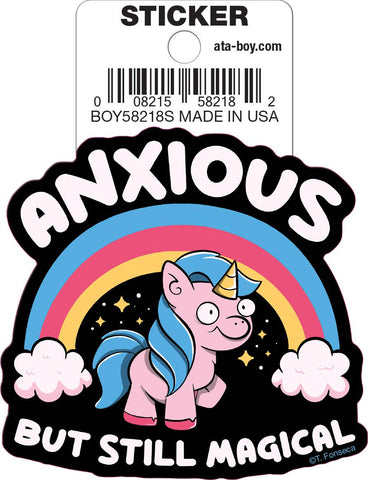 Tobe Fonseca Anxious Magical 3" Die Cut Vinyl Sticker