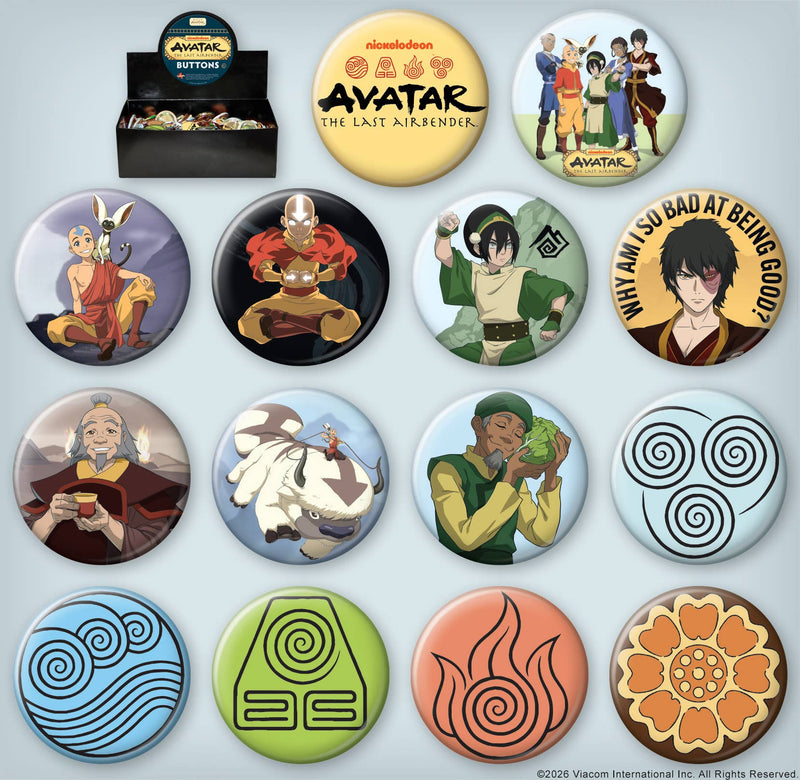 Avatar the Last Airbender 144 Piece Button Assortment