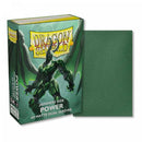 DRAGON SHIELD: DUAL MATTE JAPANESE: METALLIC GREEN-POWER (60CT)