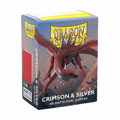 Crimson & Silver - Matte Dual Sleeves