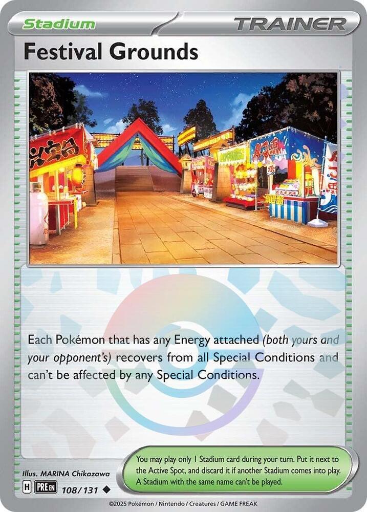 Festival Grounds (108/131) (Poke Ball Pattern) [Scarlet & Violet: Prismatic Evolutions]