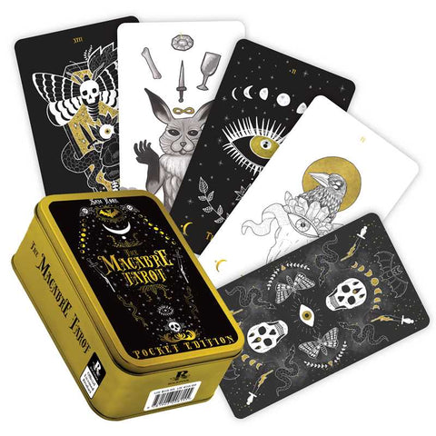 Macabre Tarot Pocket Tin Edition by Sam Rook: Flashcards; 64 pages / English