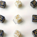 Counter Dice Combo - Black/White +1 / -1 (4 of each)