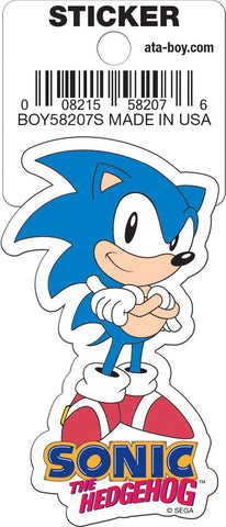 Sonic Arms Crossed Die Cut 3" Vinyl Sticker