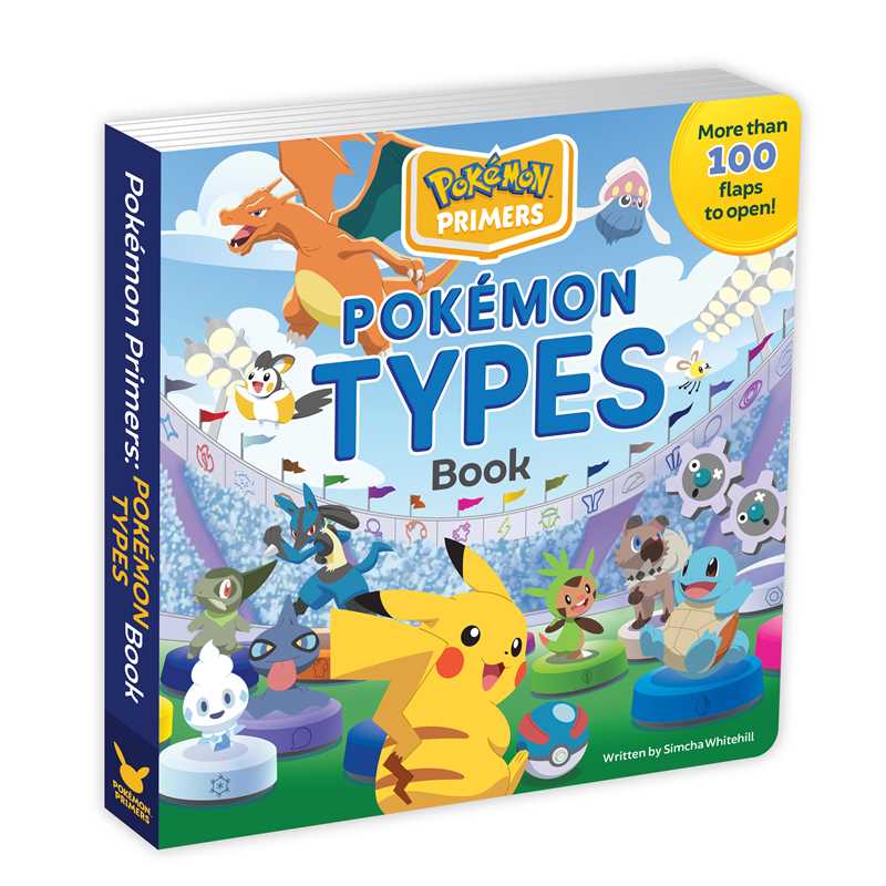 Pokémon Primers: Types Book by Simcha  Whitehill: Board Books; 28 pages / English