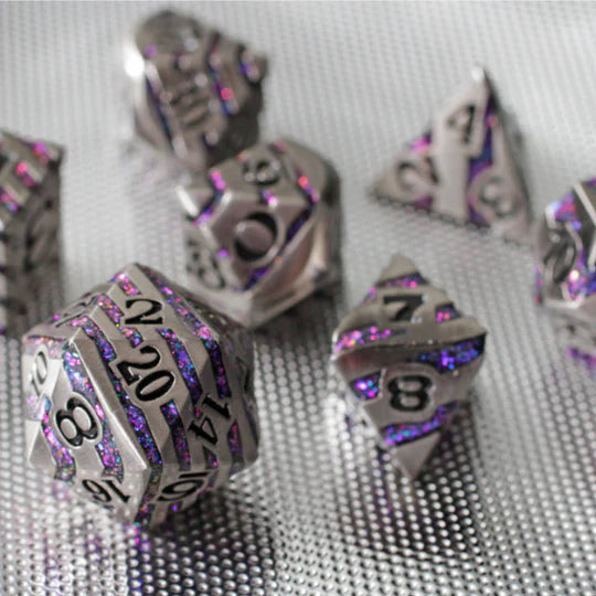 Celestial Ore Set of 7 Metal Dice