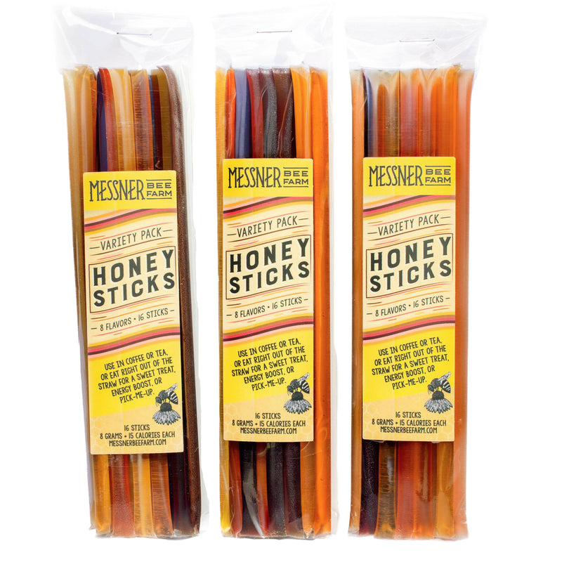 Honey Sticks Variety Pack - Pack of 16