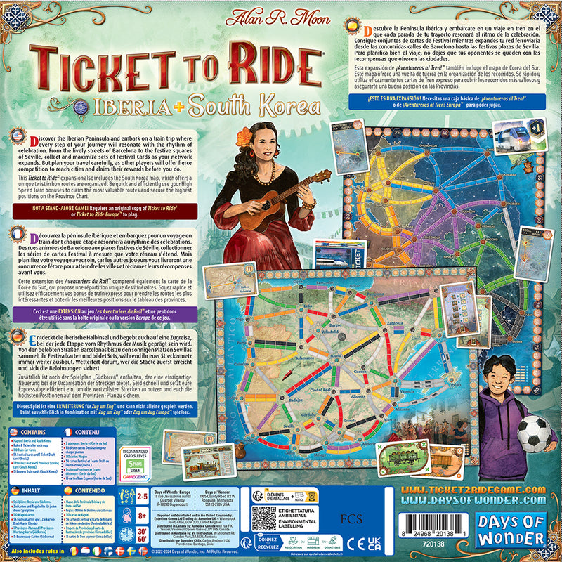 Ticket to Ride: Iberia + South Korea