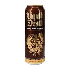 Liquid Death Wrath Root Beer Sparkling Water 19.2 fl oz