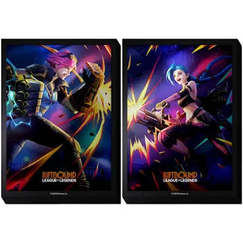 Riftbound: Vendetta Art Sleeves - Vi vs Jynx
