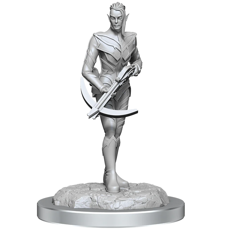 D&D Drow Fighters Unpainted Miniature
