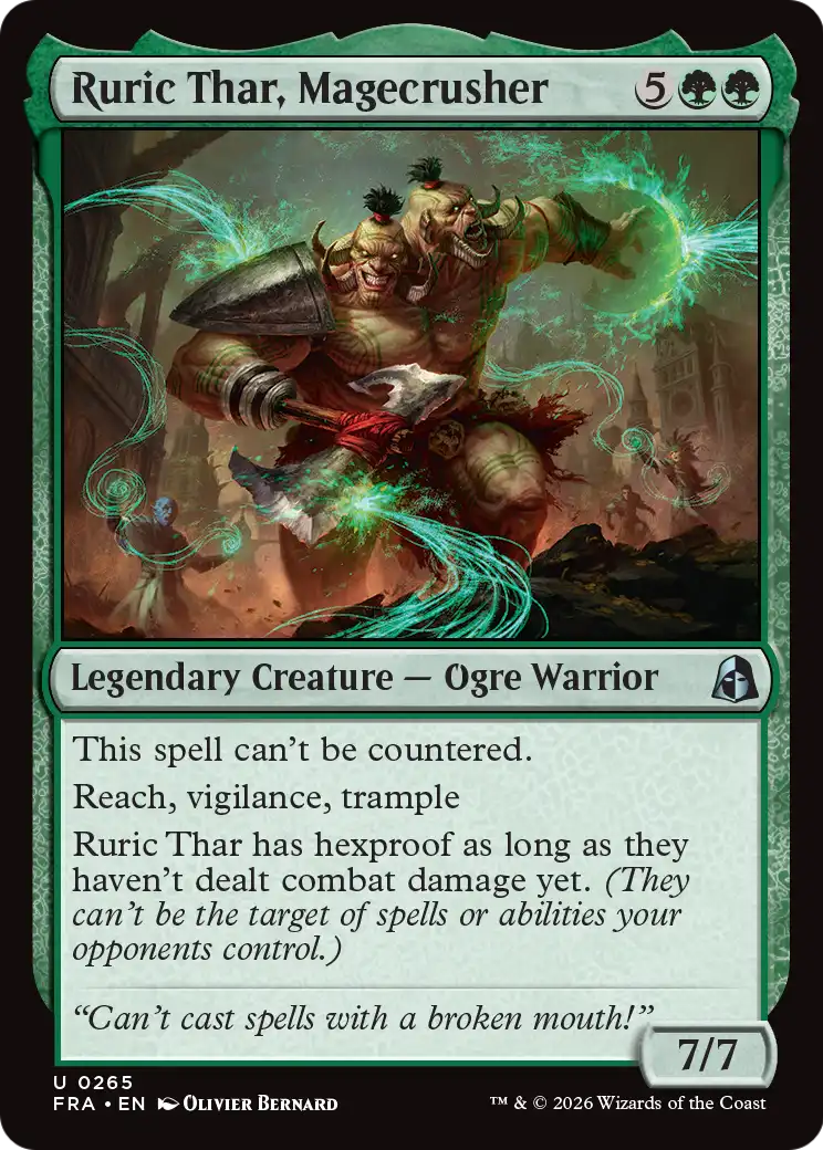 Ruric Thar, Magecrusher [Reality Fracture]