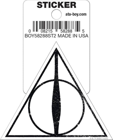 Harry Potter Deathly Hallows Die Cut Sticker