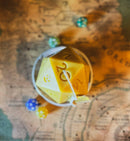 D20 Dice - 100% Beeswax Candle - Handmade