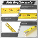 16ft Pink Measuring Tape with Fractions – Easy Read
