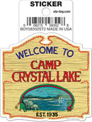 Friday The 13th Camp Crystal Lake Die Cut Sticker