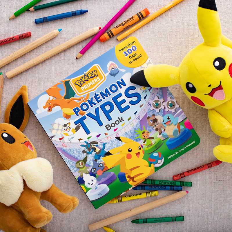 Pokémon Primers: Types Book by Simcha  Whitehill: Board Books; 28 pages / English