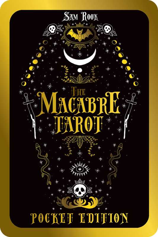 Macabre Tarot Pocket Tin Edition by Sam Rook: Flashcards; 64 pages / English