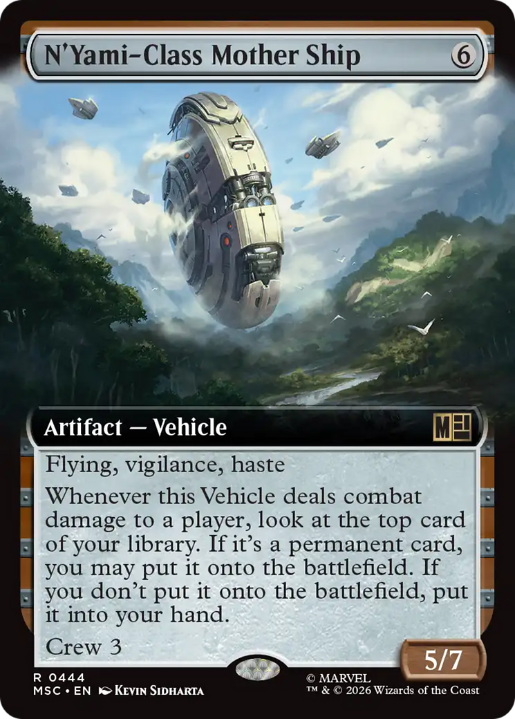 N'Yami-Class Mother Ship (Extended Art) [Marvel Super Heroes Commander]