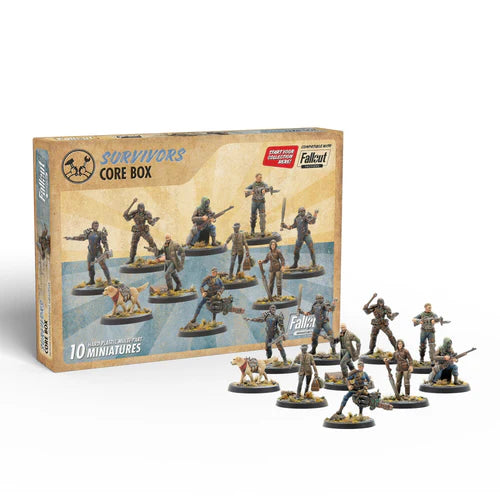 Fallout: Miniatures - Wasteland Survivors Core Set (Plastic)